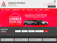 Tablet Screenshot of murdockmitsubishi.com